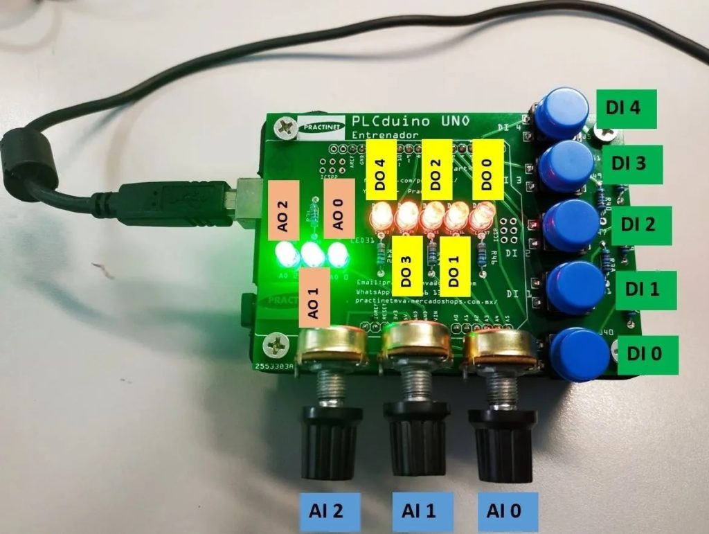 Plcduino Entrenador Plc Arduino Hmi Curso Programacion Ladder