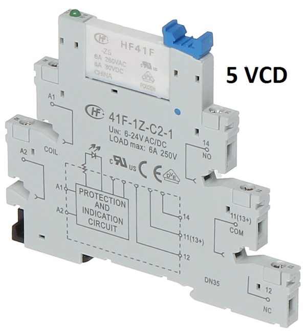 Relevador De Tipo Clema De Vcd Modelo F Z C Practinet