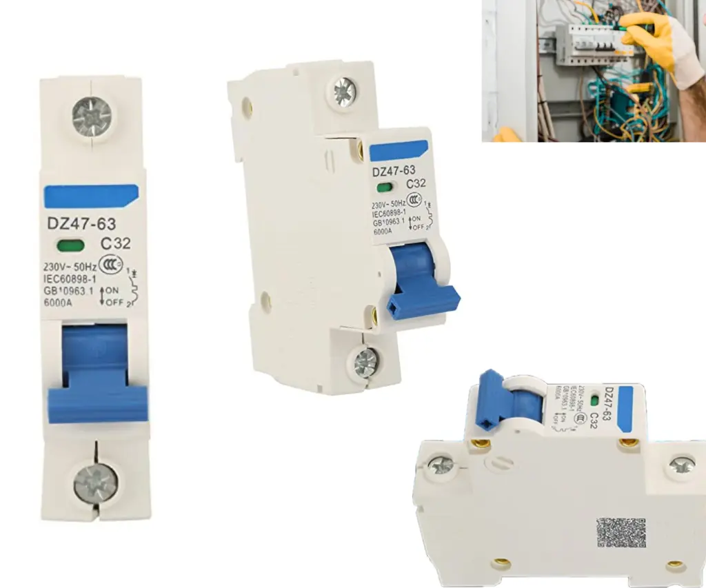 320---Pastilla Interruptor Termomagnético 32 Amper 1p Vca Riel Din.webp