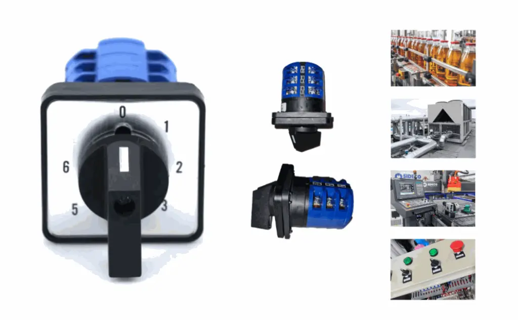 223----Selector 7 Posiciones 0-1-2-3-4-5-6 32a Industrial Switch de 32 Amperes.webp