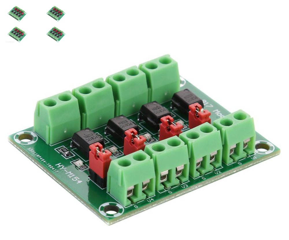 [10] Modulo Optoacoplador 4 Canales 3.6-24v A 3.6-30v Arduino Uno