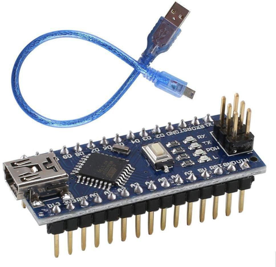 [12] Tarjeta Nano V3.0 Atmega328 Sold Cable Compatibl Con Arduino