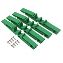 1 Par Clema Riel Din P/ Arduino Drg-04 Soporte Arnes Clip Monta #4