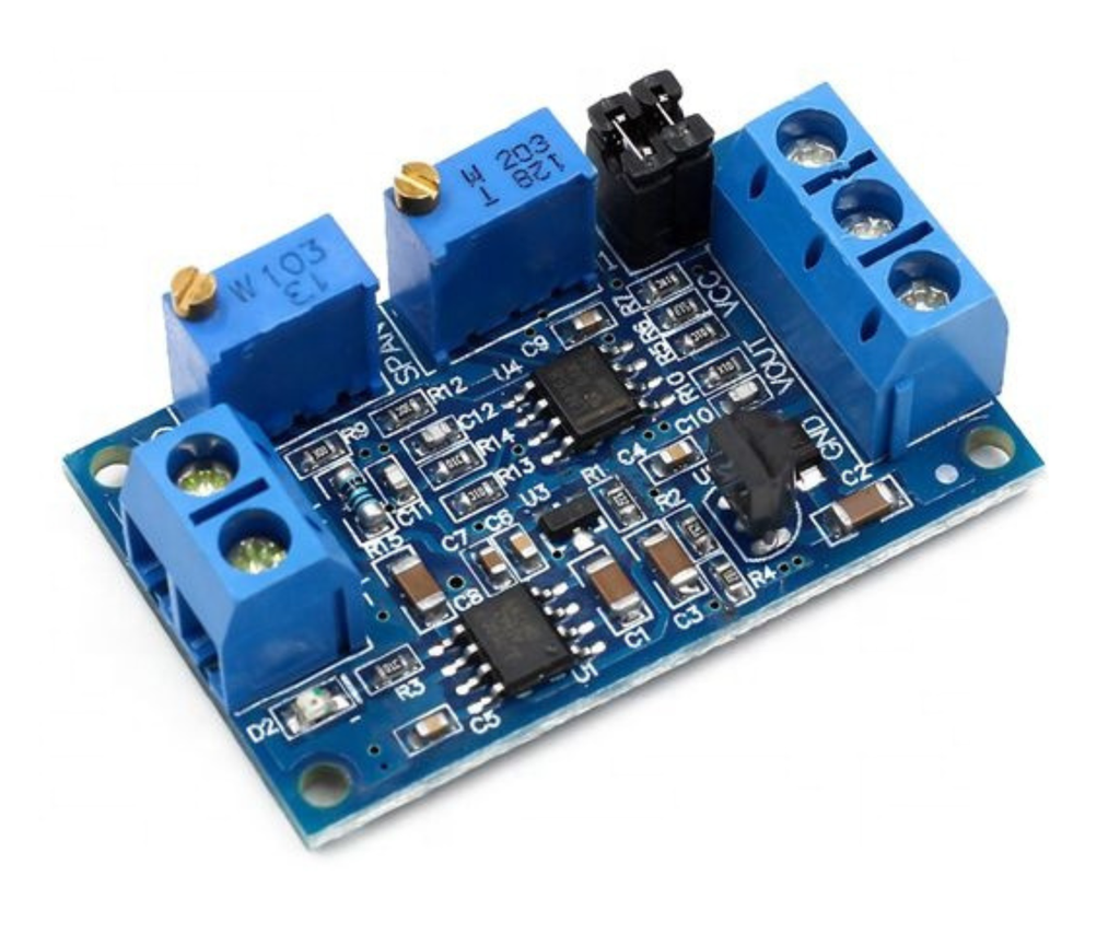 [46] Modulo Convertidor Corriente A Voltaje 4-20ma A 0-5v 0-10v Arduino Plcduino Plc Con Bornes - Ajuste Con Potenciometros