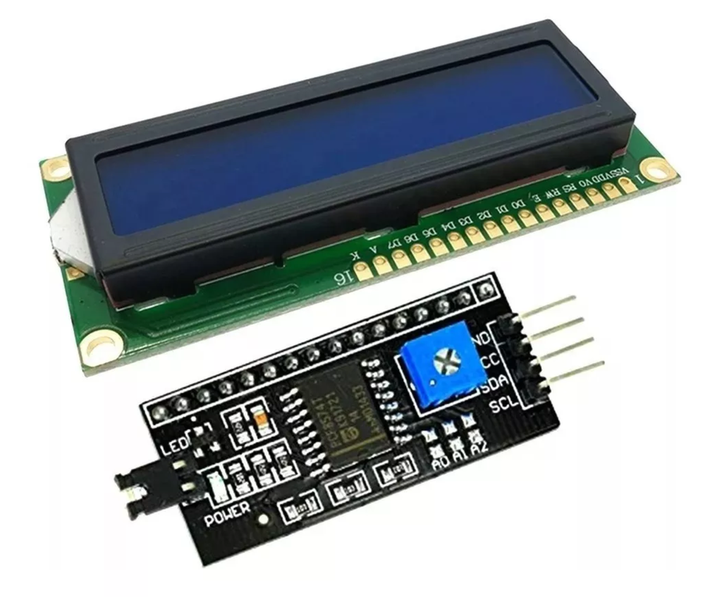 Display Lcd 16x2 Con Interfaz I2c Para Arduino Uno Mega
