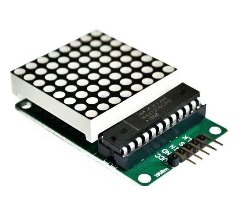 [75] Matriz De Leds 8x8  + Driver Modulo Max7219 Arduino Raspberr