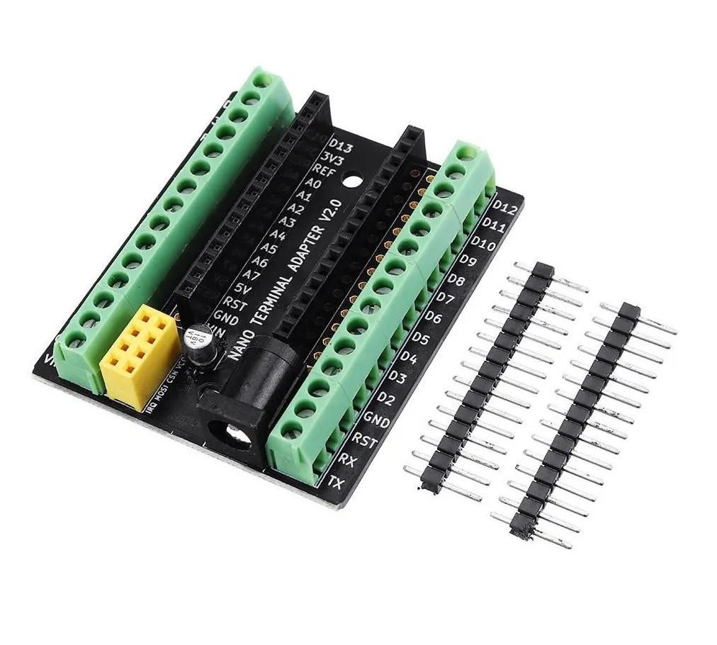 [81] Shield Nano Nrf2401 Terminal Clemas Screw Compatible Arduino