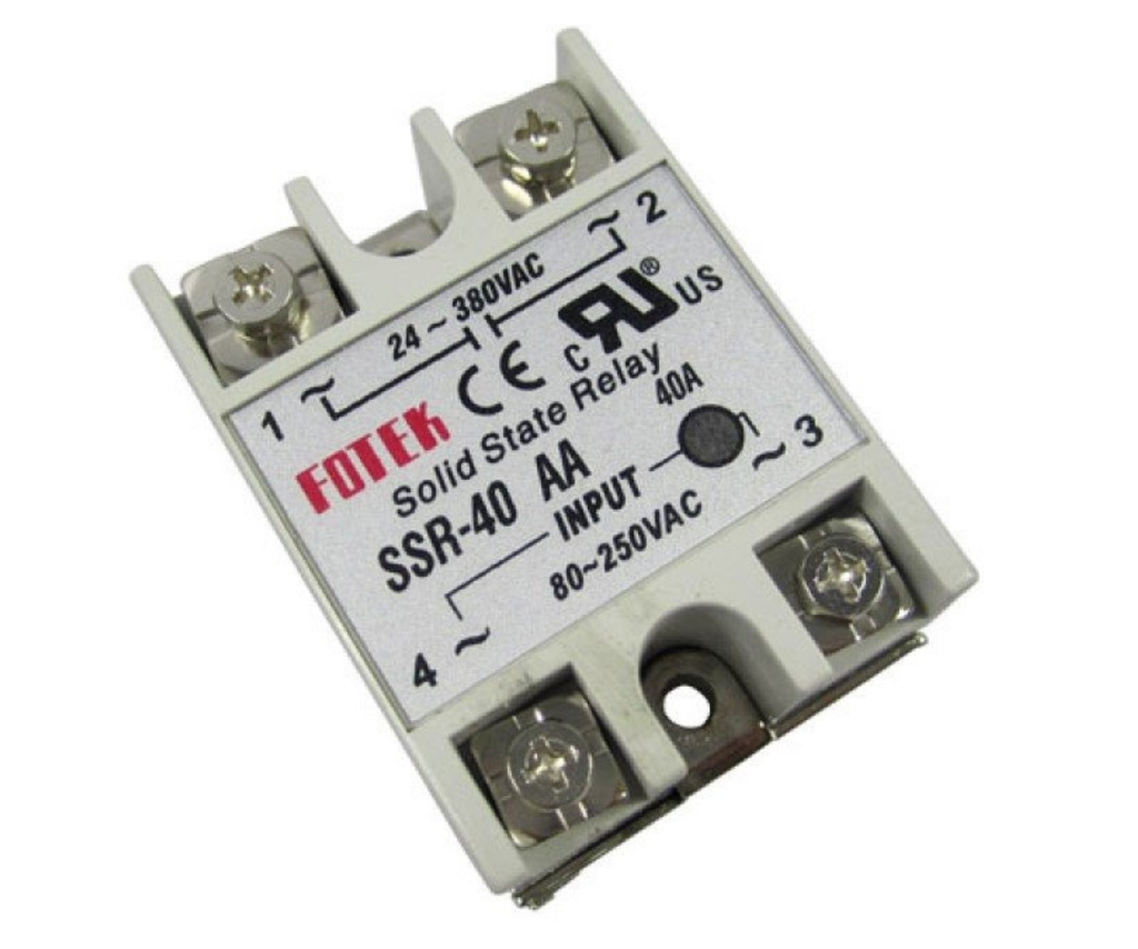 Relevador De Estado Solido Ssr-40aa Fotek