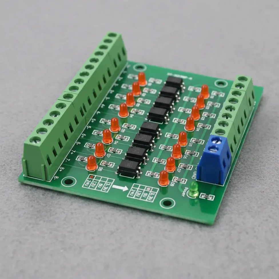 [96] Modulo Optoacoplador 8 Canales El817 De 24v A 5v Arduino Plc