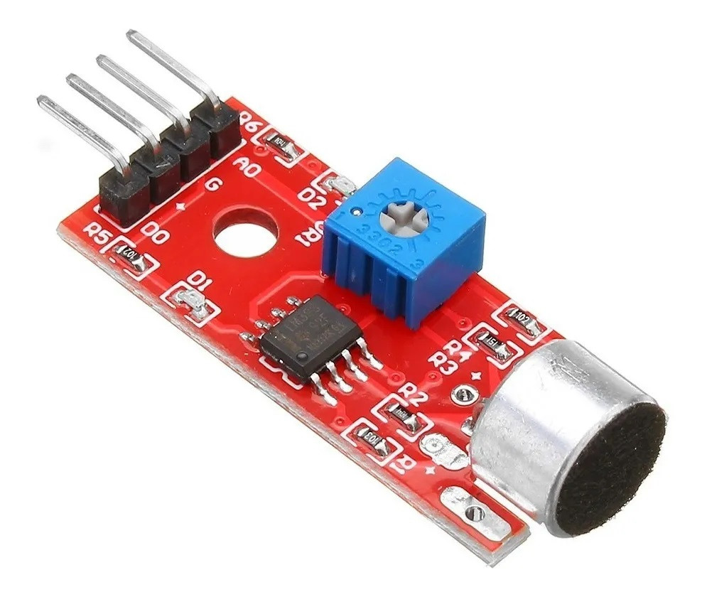 [116] Ky-037 4pin Sensor De Voz Arduino Detección De Sonido Módulo