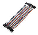 Cable Jumpers Dupont H-h, M-m, H-m 30cm 40pzas Arduino