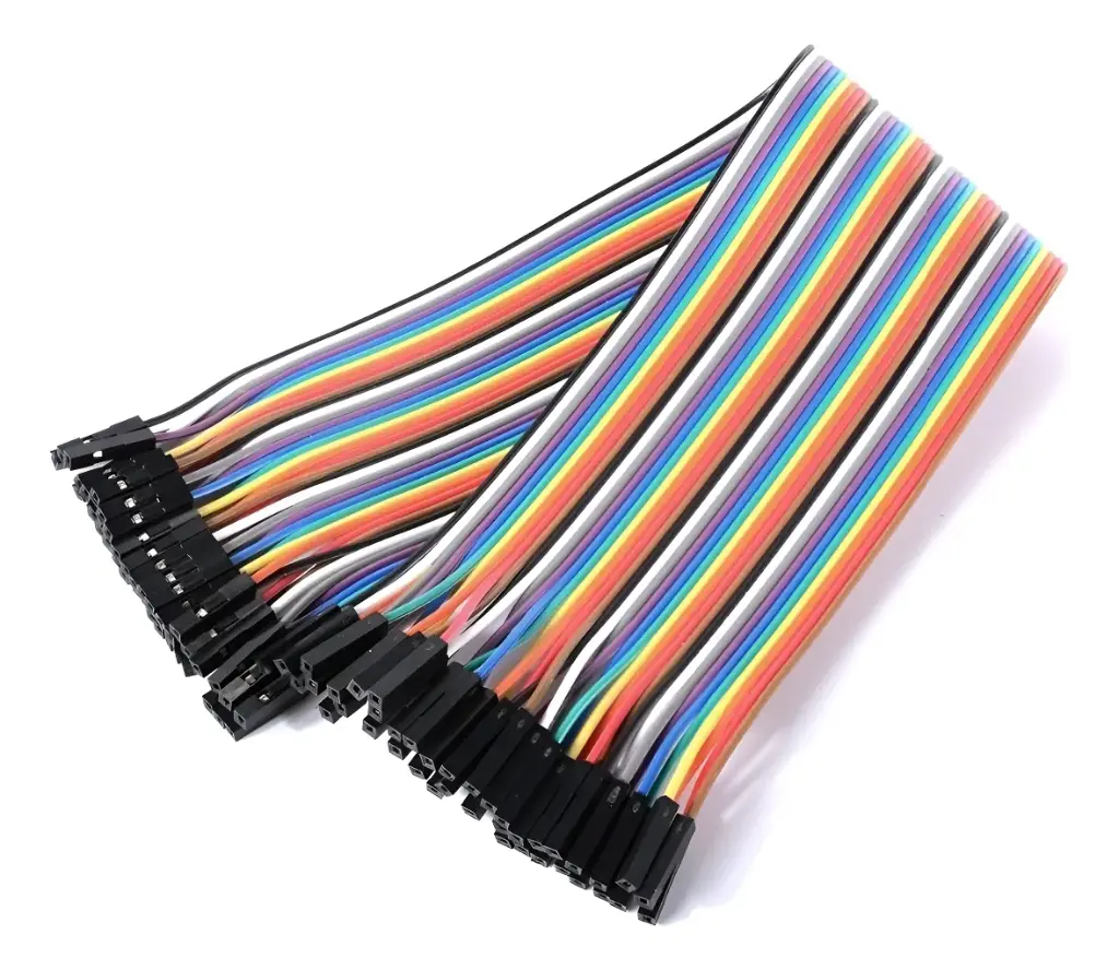 Cable Jumpers Dupont H-h, M-m, H-m 30cm 40pzas Arduino