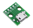 Adaptador Micro Usb A Dip 2.54mm 5 Pines Hembra Pcb