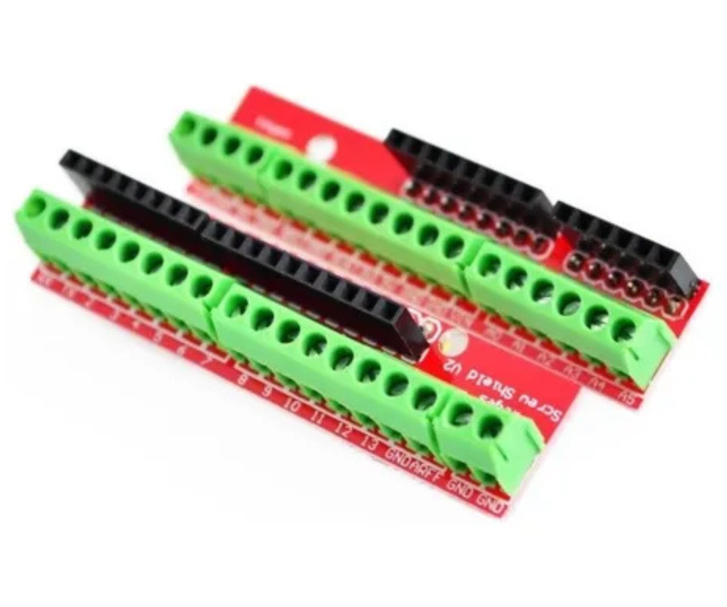 [130] Uno Screw Shield V2 Bloques Clemas Tor Compatible C/ Arduino