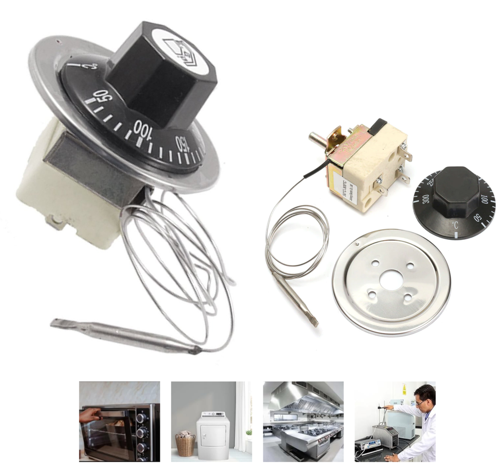 [150] Termostato 50 A 300 Grados Ac 16a Control Temperatura Horno