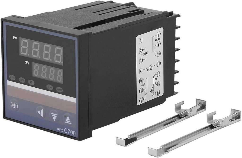 [154] Control Temperatura Rex-c700 Ssr Pid Programable 0 A 400° C