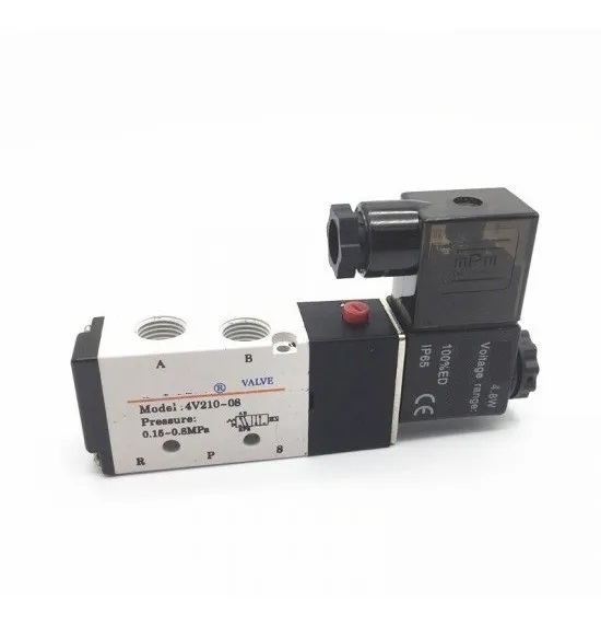 [159] Valvula Neumatica 110 Vca 5/2 Compatible Airtac Aorampeka