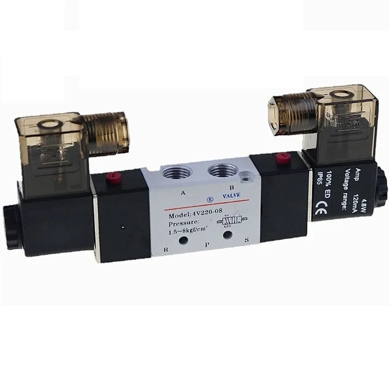 Valvula Neumatica 4v220-08 5/2 220 Vca Compatible Airtac