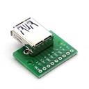Adaptador Usb 3.0 Hembra A Dip 2.54mm Conector Usb-30