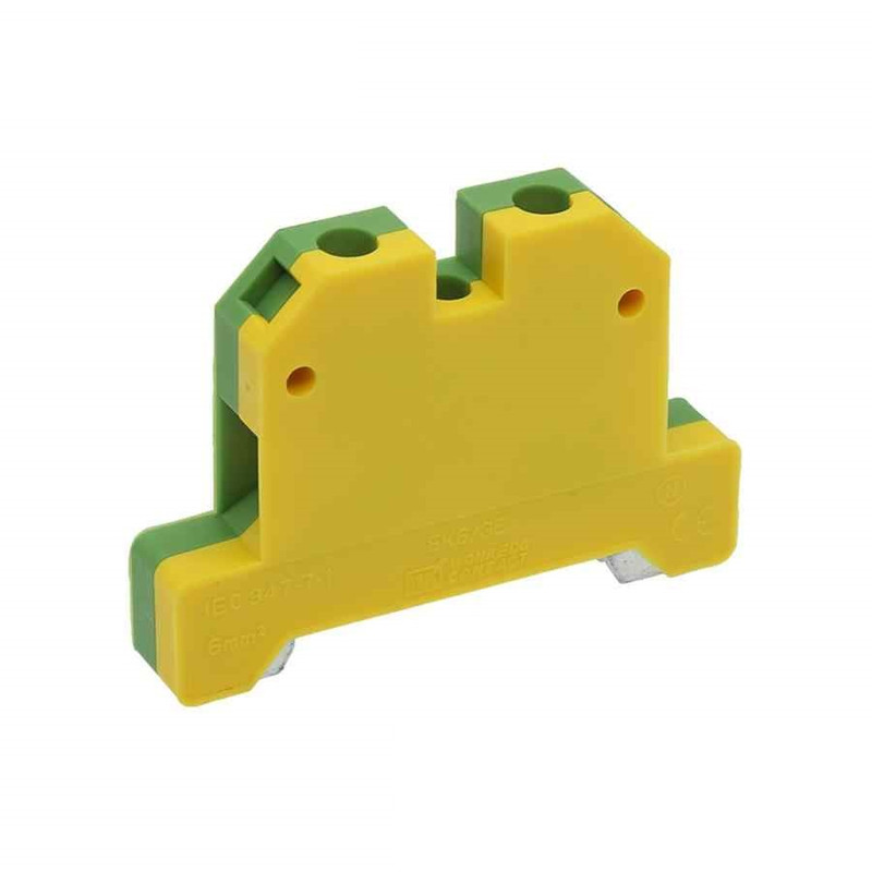 [172] Clema Borne De Tierra Ek 6/35 6mm Compatible Weidmuller Torn