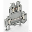 Clema Borne Ukk3 4mm Awg 24-12 500v 32a Riel Din 35mm