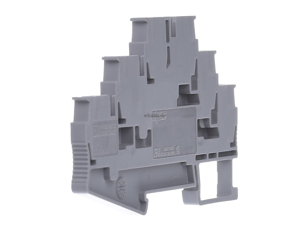 Clema Borne St2.5 3l 2.5mm Awg 28-12 500v 20a Riel Din 35mm