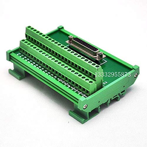 [185] Adaptador Macho Db37 Riel Din Terminal Clemas Conector