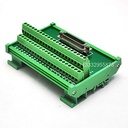 Adaptador Macho Db37 Riel Din Terminal Clemas Conector