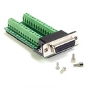 Adaptador Db26 Hembra Macho Terminal C/ Clemas Conector