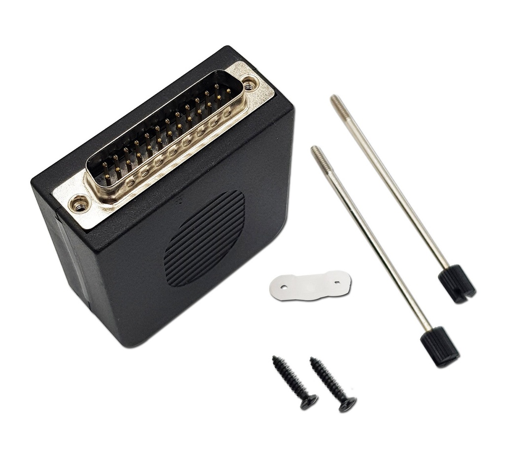 [198] Adaptador Db25 Macho Rs232 Clemas Terminal Conector