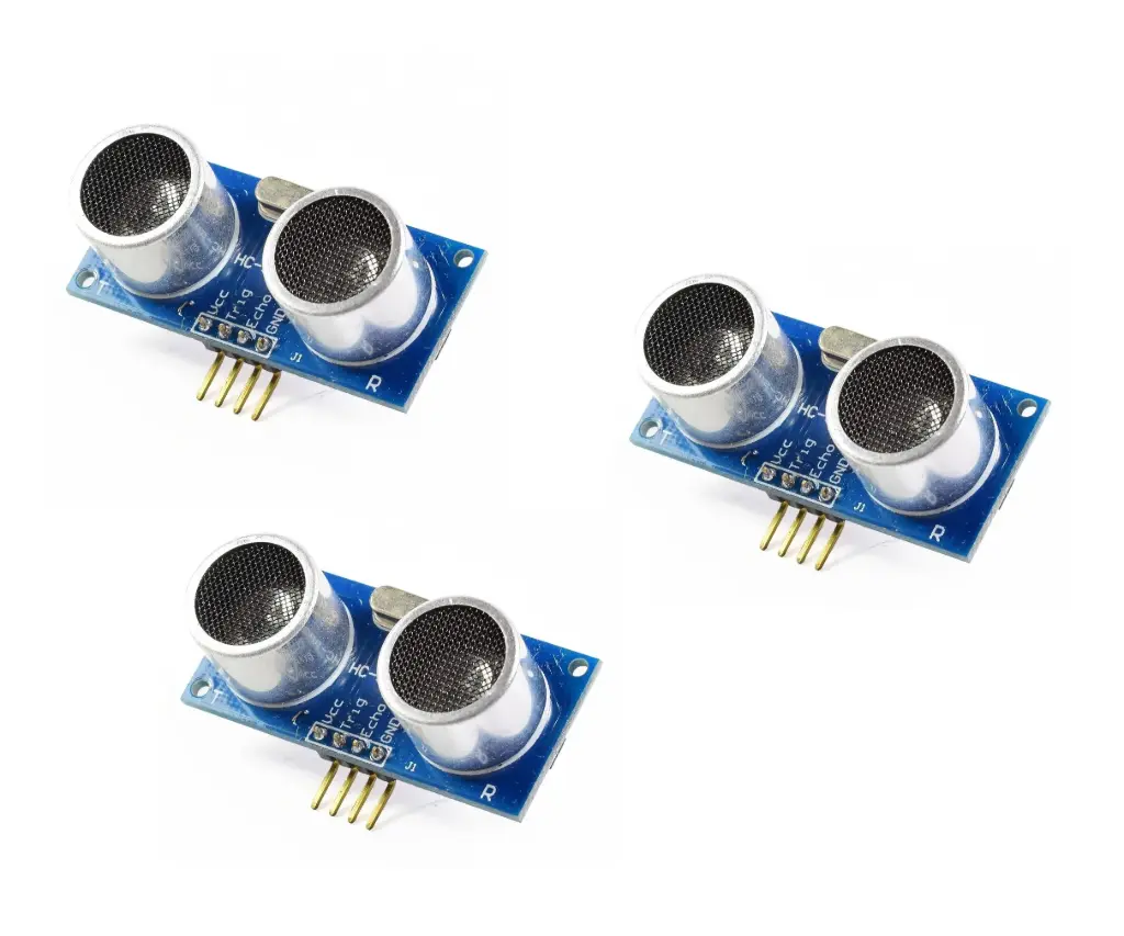 [215] Paquete 3 Piezas Sensor Ultrasonico Hc-sr04 Arduino