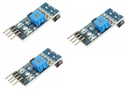 Paquete 3 Pzas Sensor Seguidor Linea Tcrt5000 Optico Infrarr