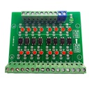 Modulo Optoacoplador 3.3v A 12v Pnp 8 Canales Aislamiento