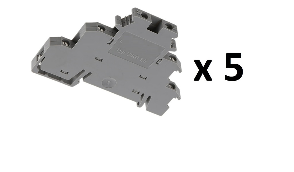 Kit 5 Pzas Clema Borne Jdikd1.5 2.5mm Awg 28-14 250v 32a