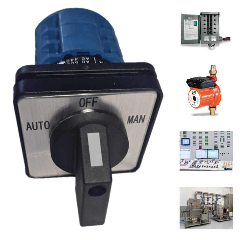 Selector 3 Posiciones Auto-off-man 32 Amperes Switch Interru