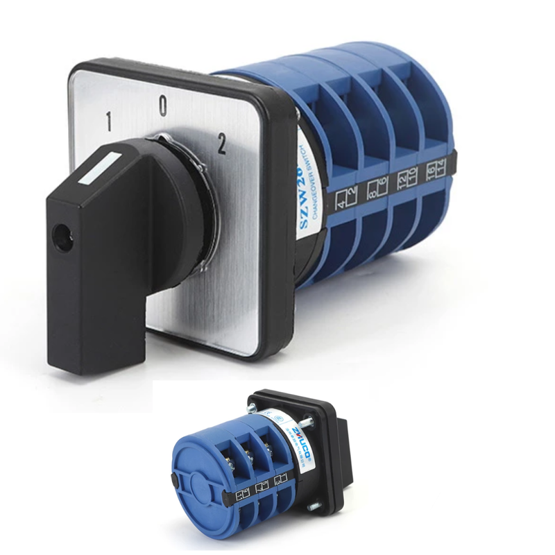 Selector 3 Posiciones 1-0-2 32 Amperes Switch Interruptor