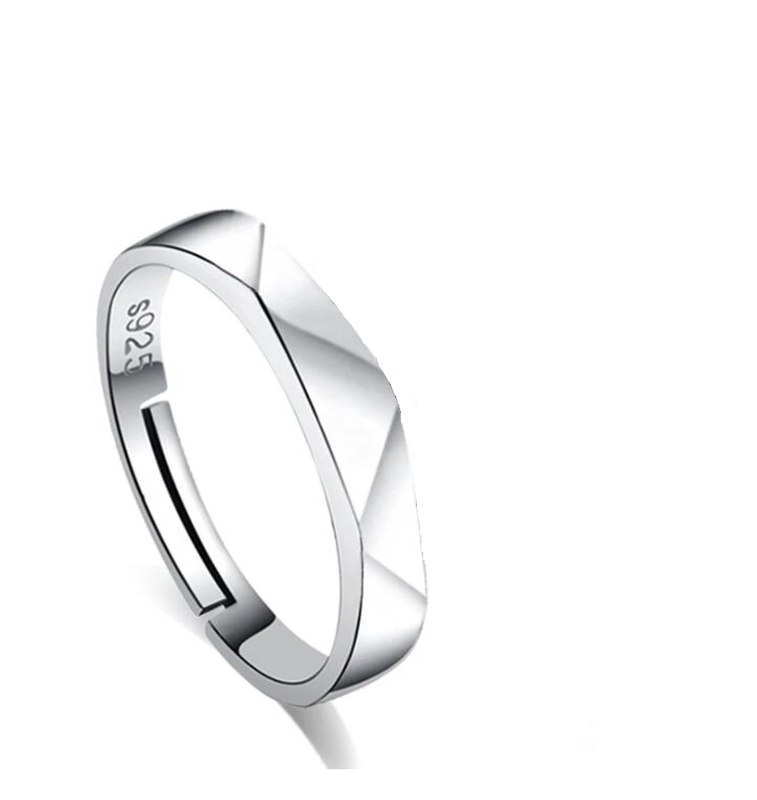 [265] Anillo Compromiso Promesa Plata 925 Ley Amor Novios