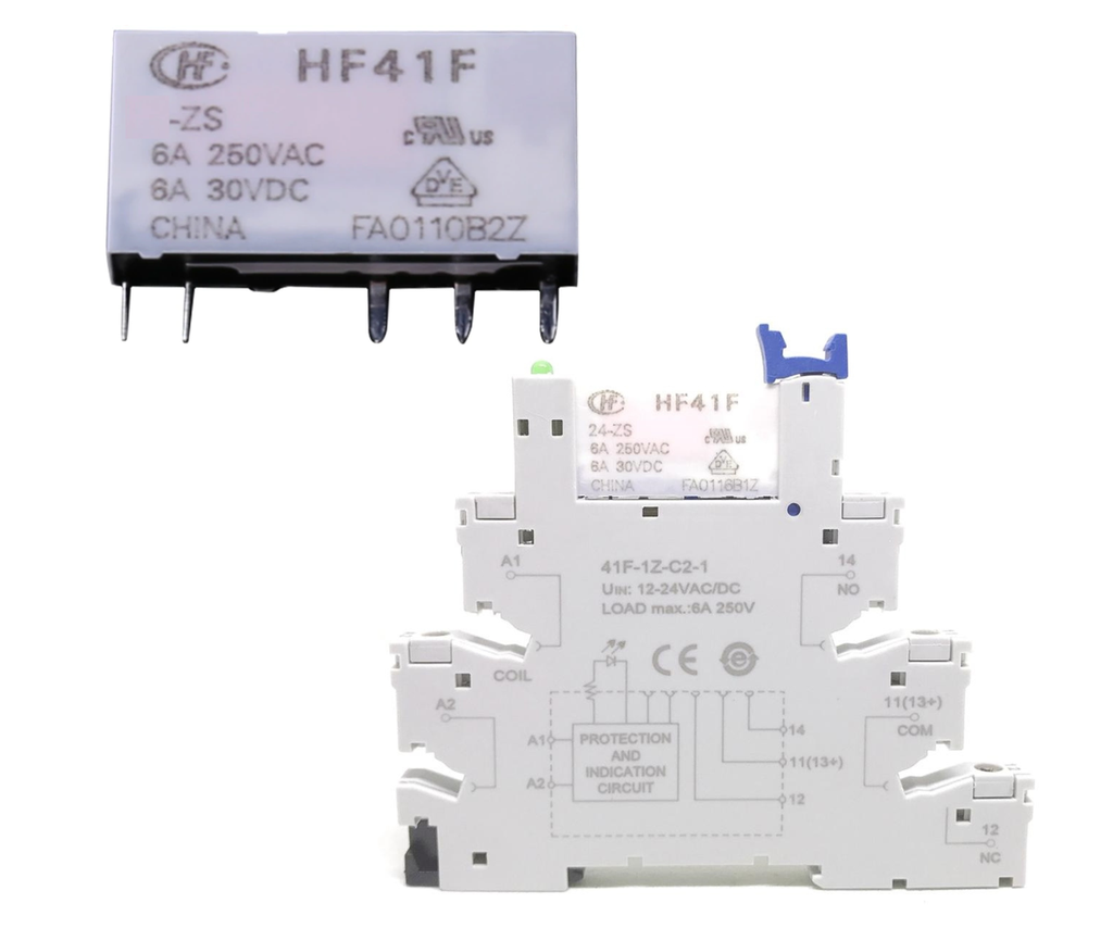 [273] Relevador Tipo Clema 12 Vcd Modelo 41f-1z-c2-1