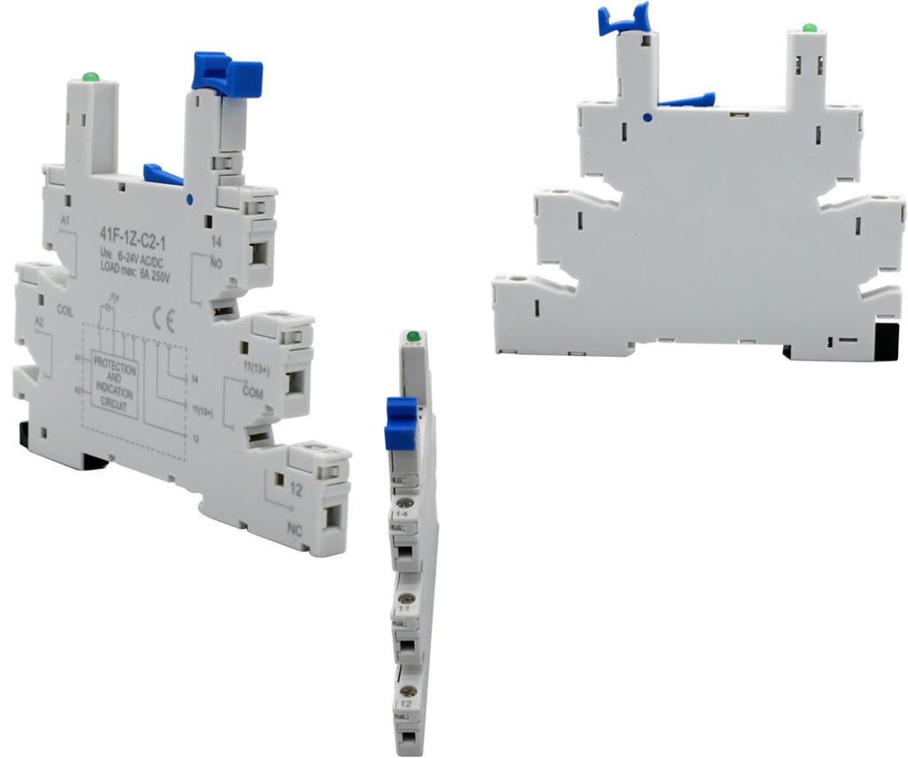 [276] Base Para Relevador Tipo Clema Modelo 41f-1z-c2-1