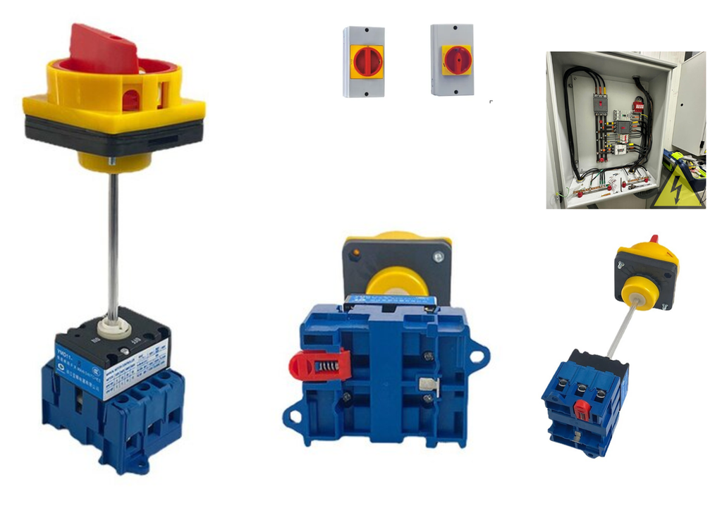 [281] Switch Principal Selector 40a 3p Con Varilla Barra 40 Amper