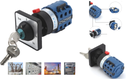 Selector Medicion Voltaje Lineas 7 Posiciones 3 Polos Llave