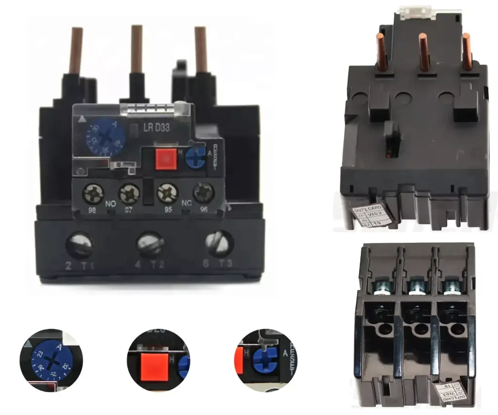 Relevador Bimetálico Jr28 4 - 6 Amp Lr2-d1310 Sobrecarga