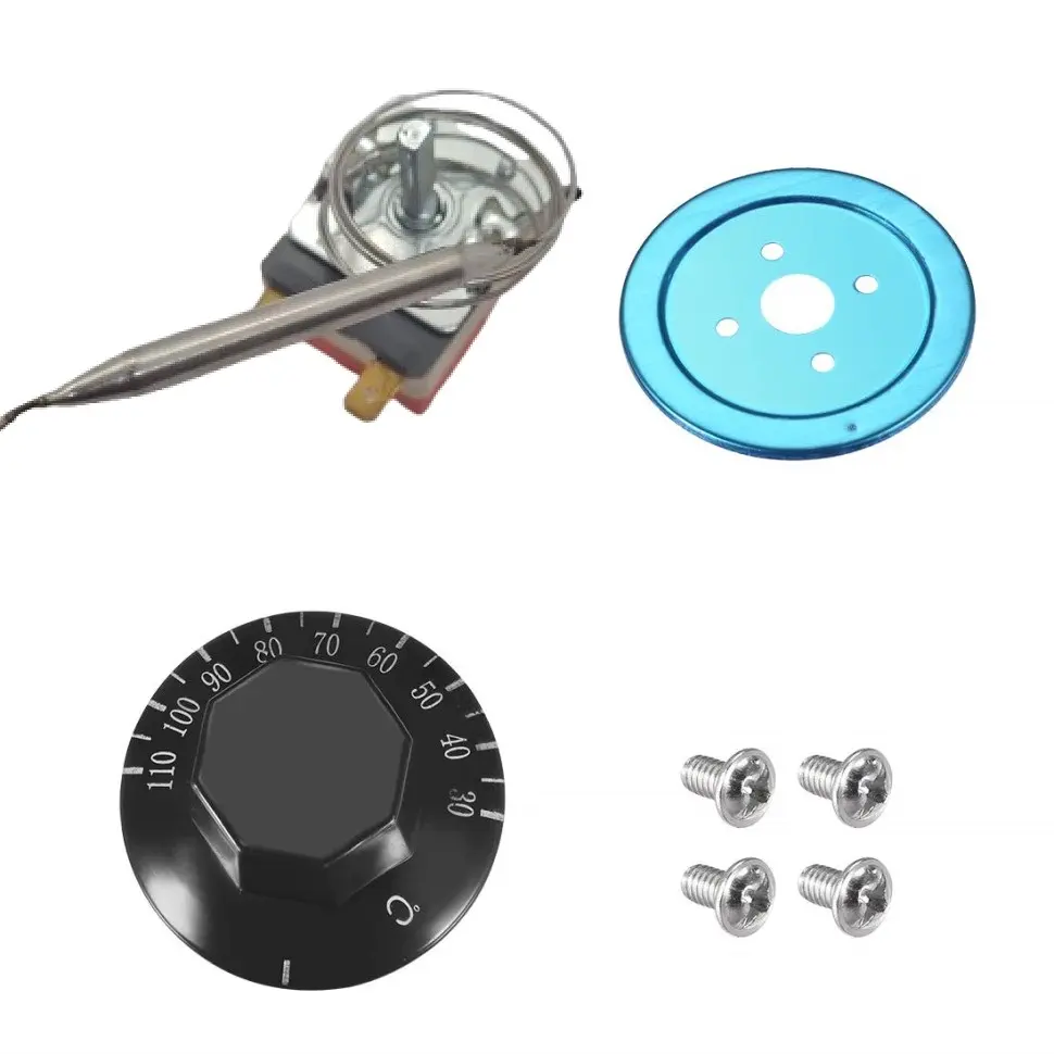 [331] Termostato 30 A 110 Grados 2 Terminales Ac 16a Control Horno