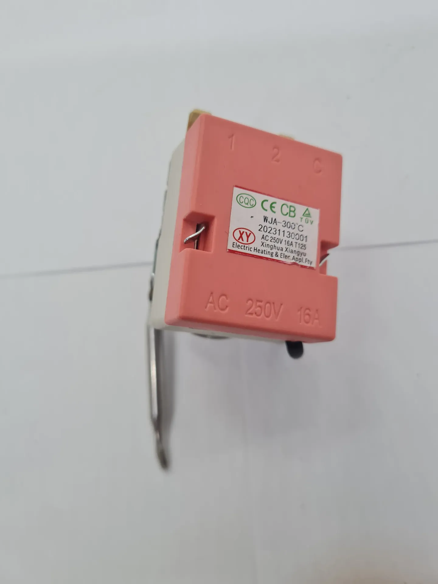 Termostato 50 A 300 Grados Ac 16a Control Temperatura Horno - 2 Terminales Varilla Corta