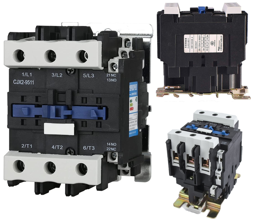 [340] Contactor Trifásico 95 Amper Bobina 110 Vca Contacto No + Nc
