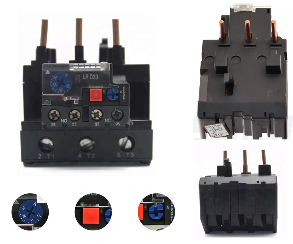 [344] Relevador Bimetálico 48 - 65 Amper Sobrecarga Termico D3359