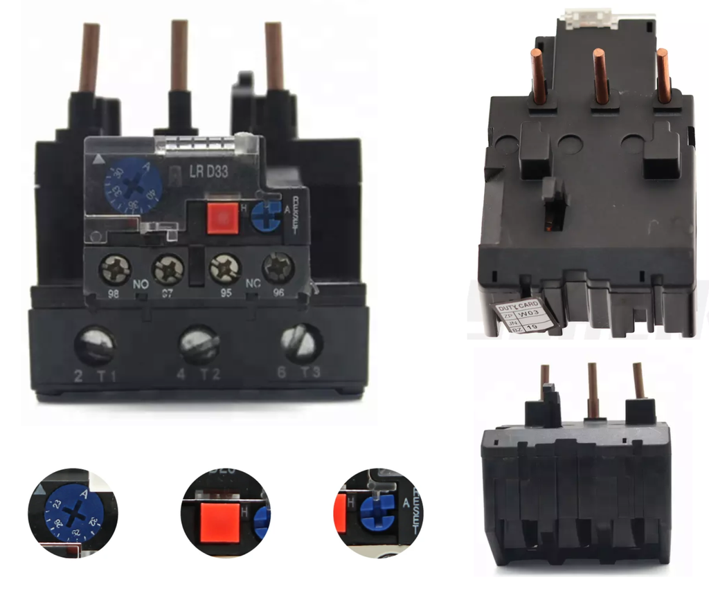 Relevador Bimetálico 55 - 70 Amper Sobrecarga Termico D3361