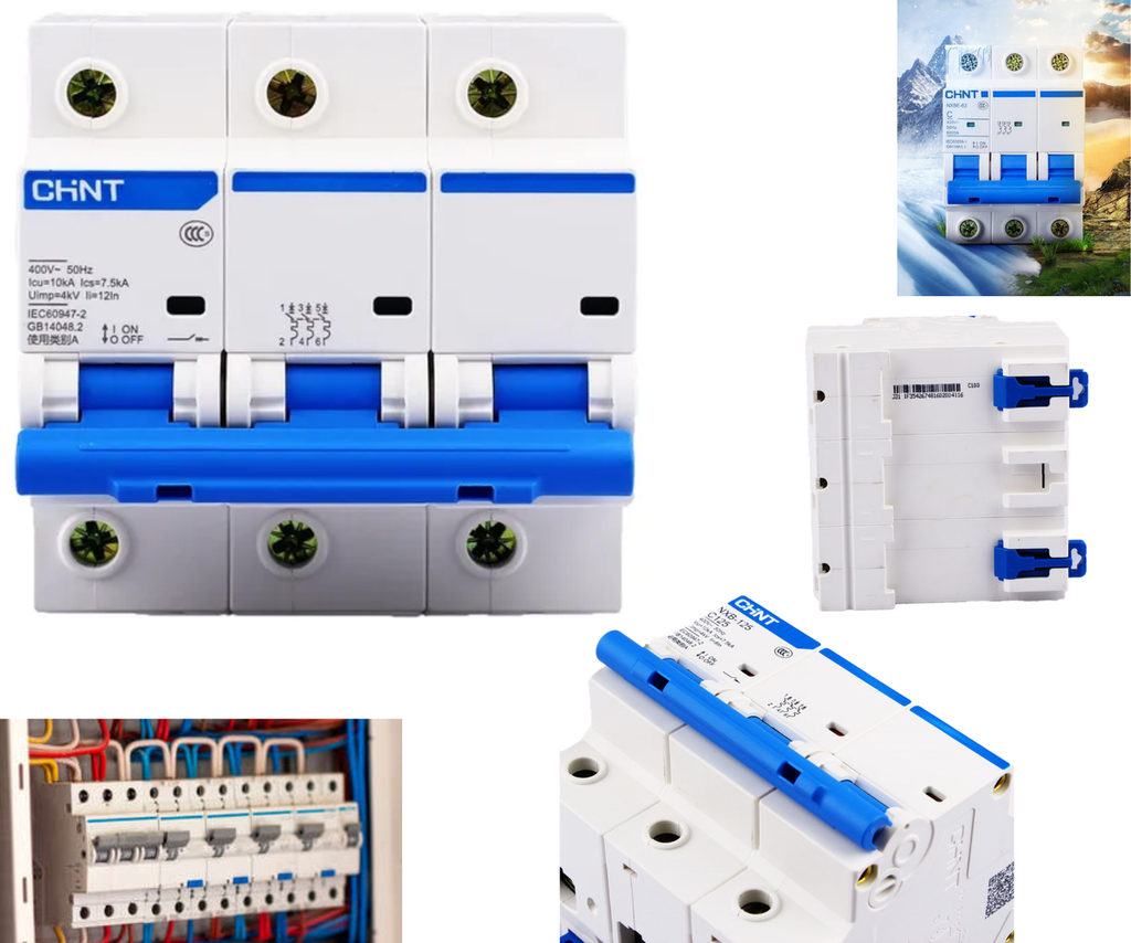 [365] Pastilla Interruptor Termomagnético 50 Amper 3p Vca Riel Din