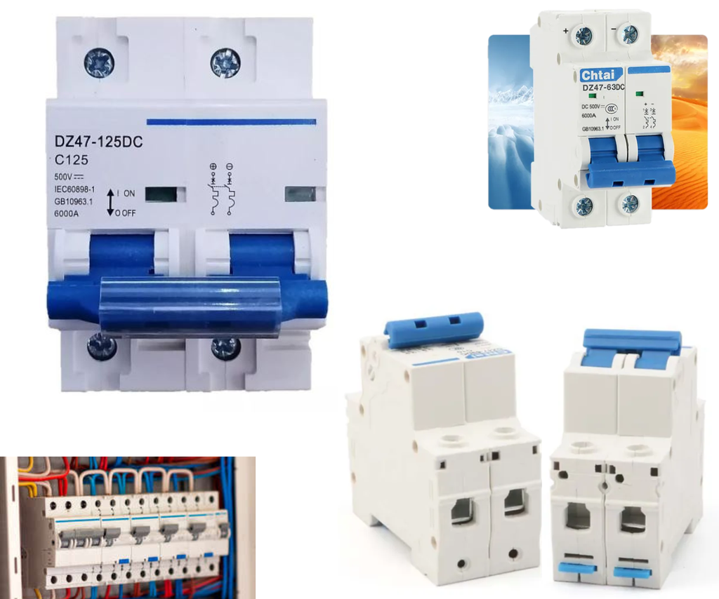 [404] Pastilla Interruptor Termomagnético 125a 2p Cd Solar Riel Di