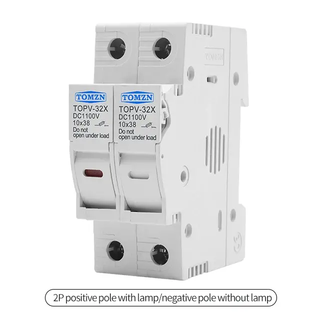 Portafusible 2 Polos 32a 1000v Solar Fotovoltaico Vcd Riel